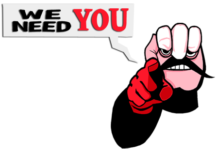 We need you